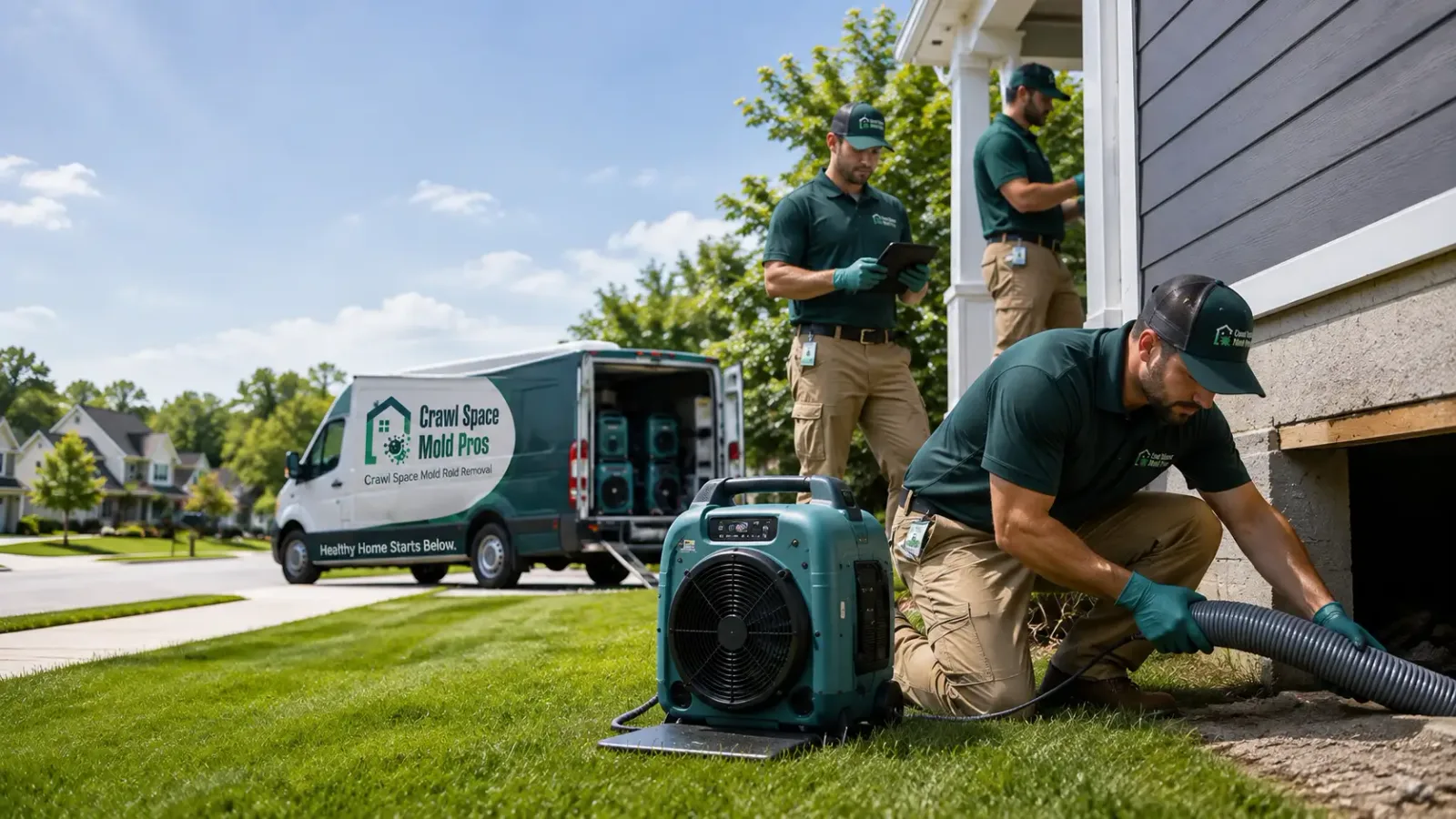 Crawl Space Mold Removal in Mabel, MN